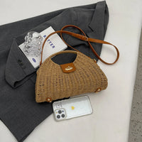 Summer Woven Shell Tote