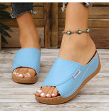 Women's Sandals Casual Heels Sandals Summer Woman Shoes Luxury Slippers Heeled Sandals Wedges Shoes Summer Footwear Women 2025