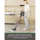Vactidy V8 Pro Cordless Vacuum Cleaner 25kPa Powerful Suction Cyclonic Filtration System LED Display 180 ° Rotary Brush Head