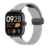 Silicone Wristband For Redmi Watch 3 Active Strap Magnetic Folding Buckle Bracelet For Redmi Watch 3/4 SmartWatch Band Accessory
