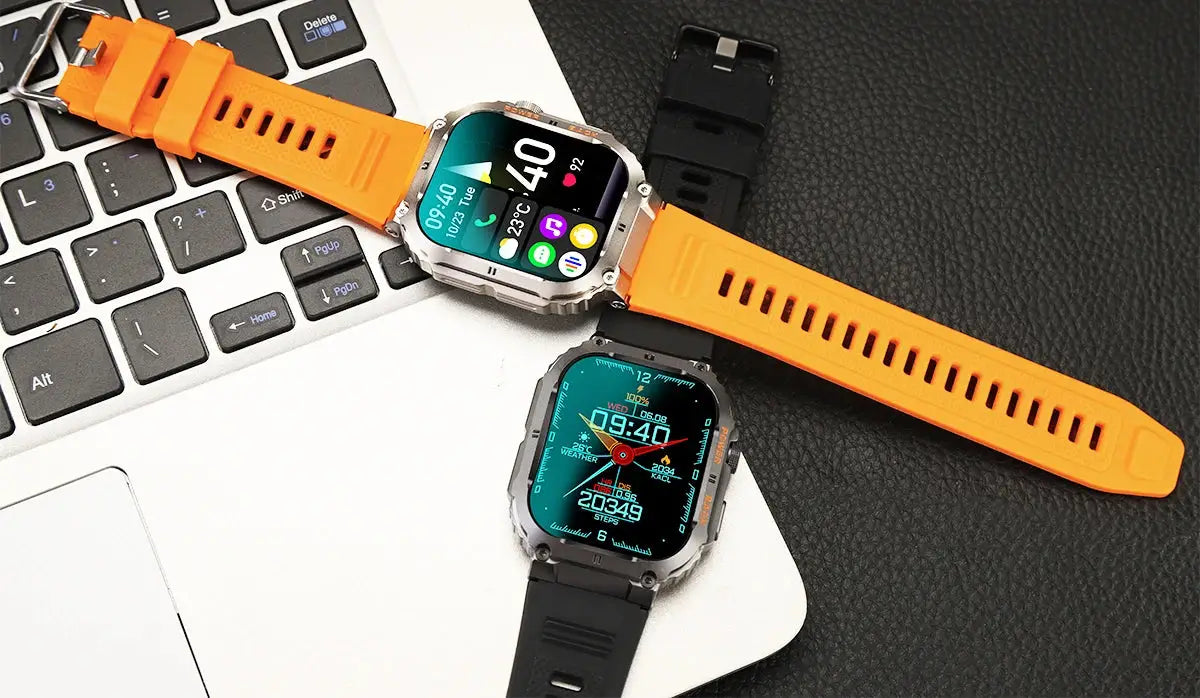LIGE 1.96 inch New Bluetooth Call Smart Watch Men Sport Fitness Tracker Smartwatch for Android IOS Calculator 400mAh Big battery