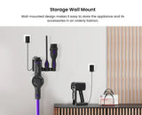 Vactidy V8 Pro Cordless Vacuum Cleaner 25kPa Powerful Suction Cyclonic Filtration System LED Display 180 ° Rotary Brush Head