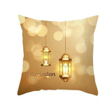 Eid Mubarak Cushion Cover Ramadan Decoration For Home 2025 Muslim Party Decor Islam Gifts Eid Al Adha Ramadan Kareem Pillow Case