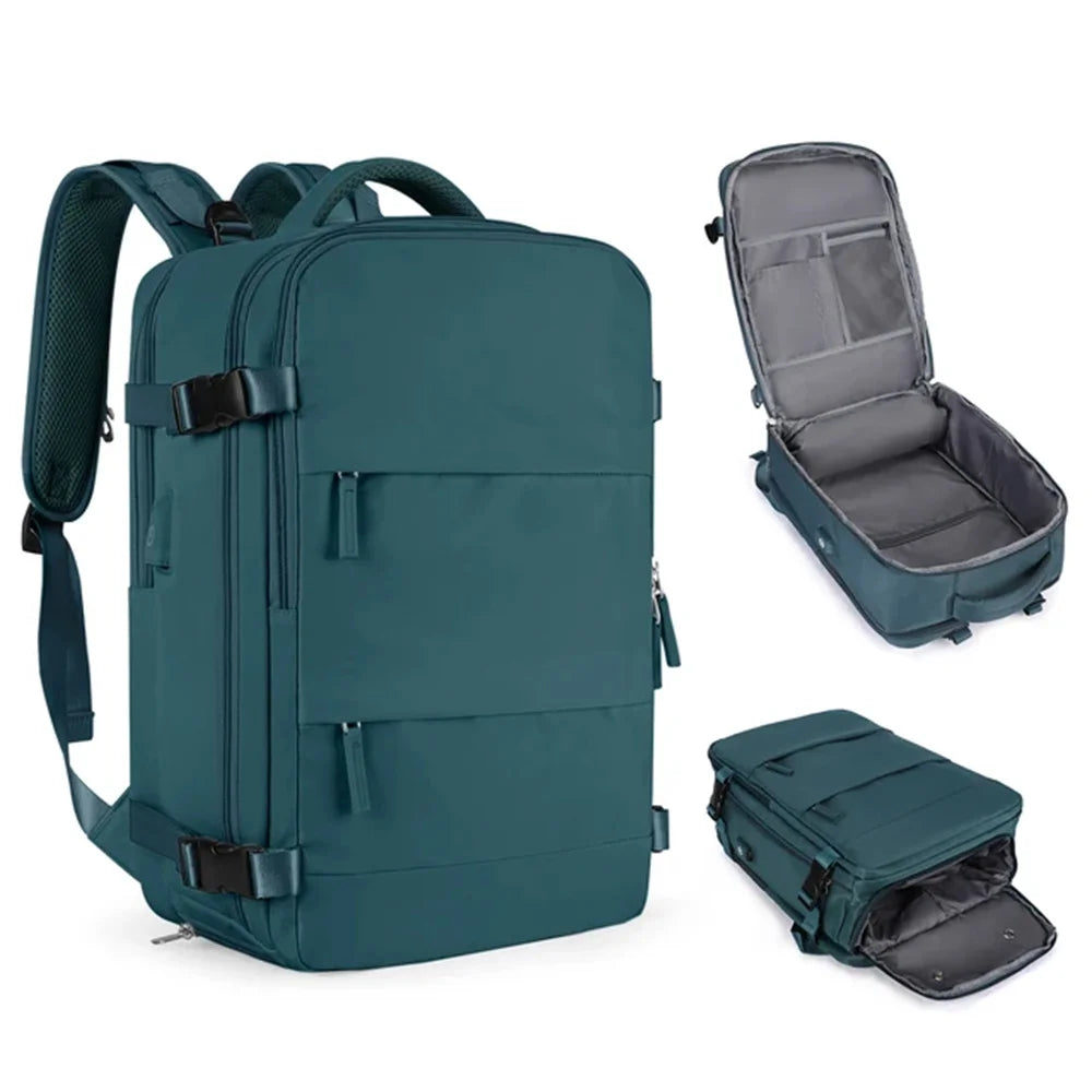 XOKY Cabin Bag 45x36x20 Backpack, 40x20x25 Ryanair Carry-Ons, Women/Men Aeroplane Travel Backpack, Cabin Size Laptop Backpack