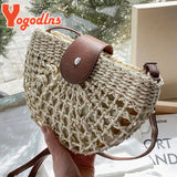 Summer Straw Bag - Fashion Semicircle