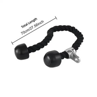 Gantry Frame Equipment Biceps Training Double Head Pull Rope Gym Accessories Triceps Lower Press Handle Tricep Laterals Muscle
