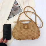Wicker Rattan Summer Bag
