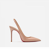 Naked color luxury women's shoes 2025 New Heels For Women Elegant High Heels Sexy Pointed Toe Heeled sandals Ladies Shoes Women
