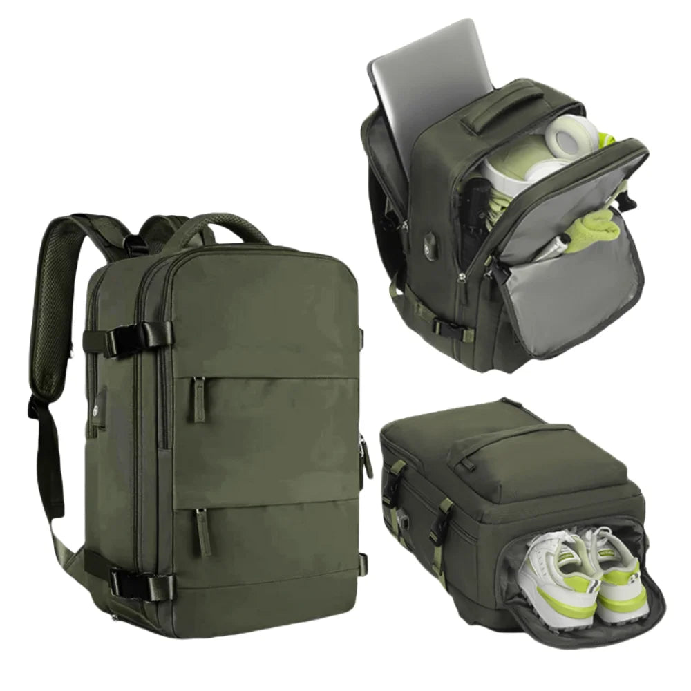 XOKY Cabin Bag 45x36x20 Backpack, 40x20x25 Ryanair Carry-Ons, Women/Men Aeroplane Travel Backpack, Cabin Size Laptop Backpack