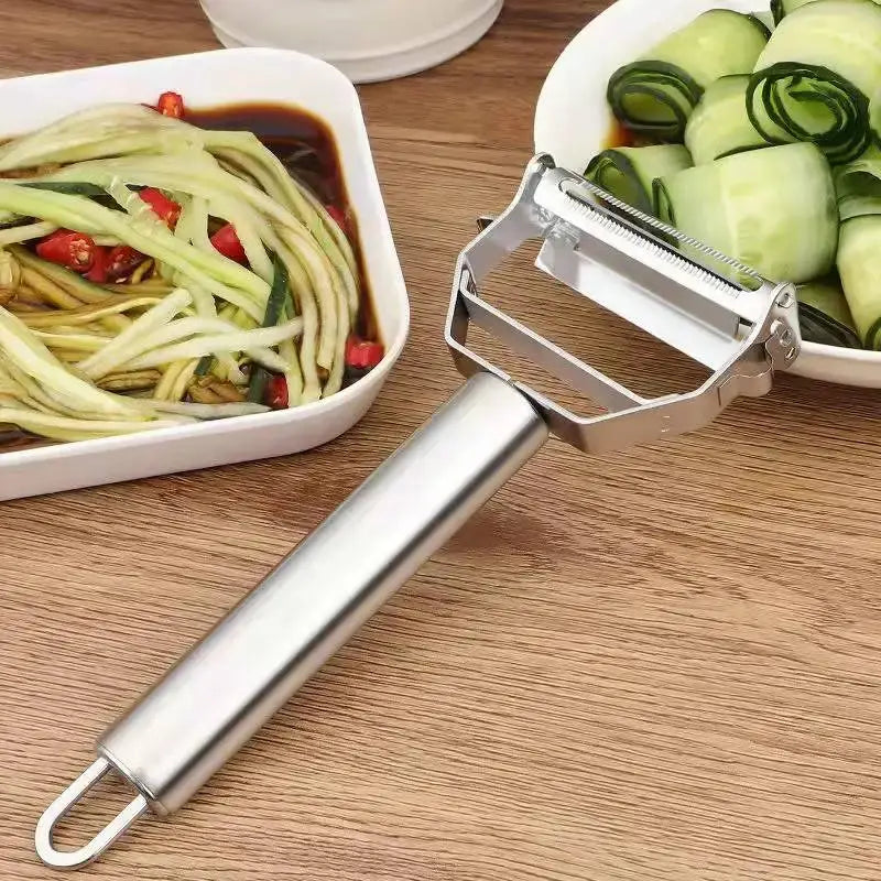 Multifunctional Kitchen Peeler Vegetable Fruit Peeler Stainless Steel Durable Potato Slicer Household Shredder Carrot Peeler