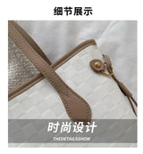 Large Capacity Bag Women's New Trendy and High-end Tote Bag Women's Summer Versatile Handheld Single Shoulder Commuting Bag