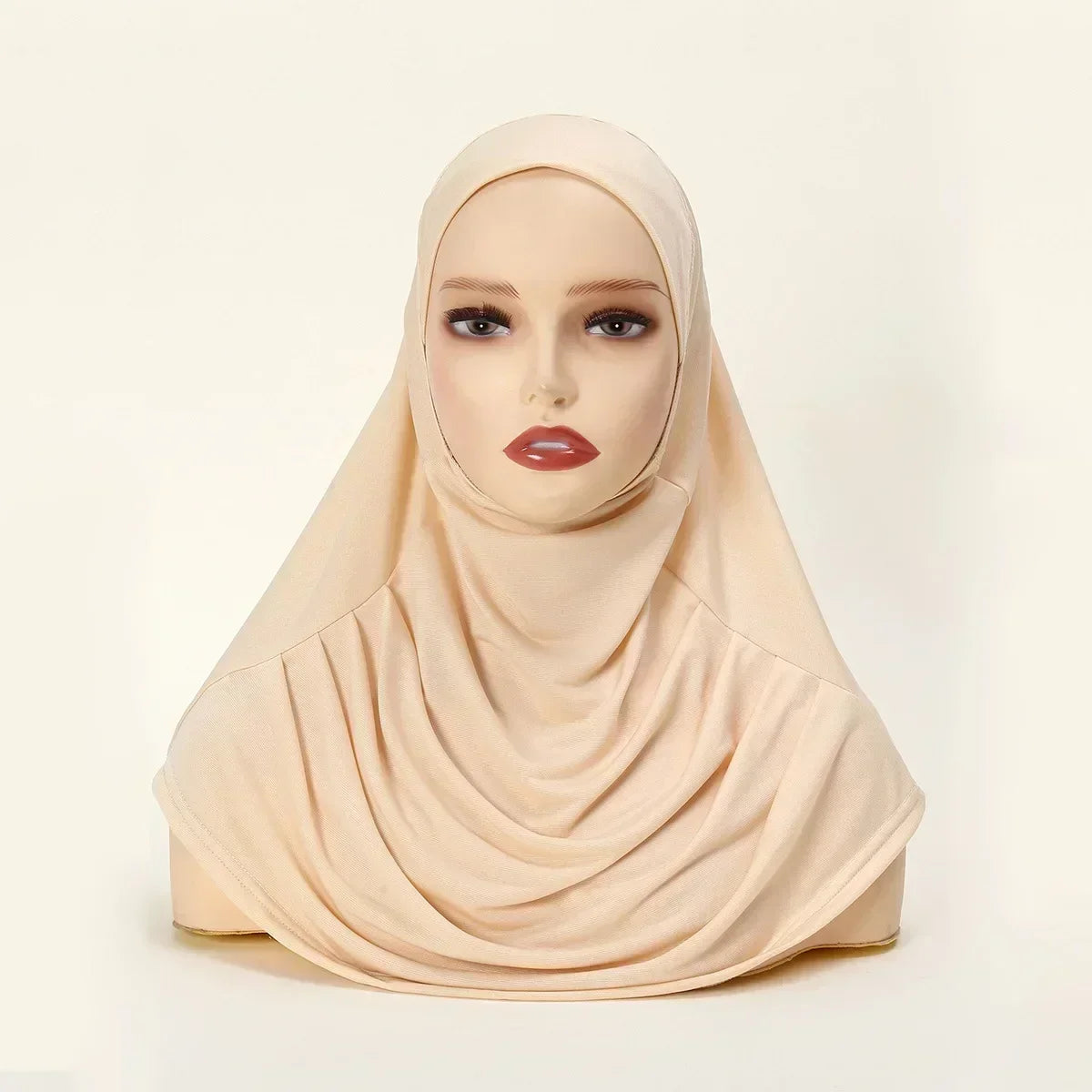Muslim Women Instant Hijab Prayer Full Cover Chemo Cap One Piece Amira Scarf Shawls Veil Islamic Ramadan Khimar Turban Headwrap