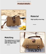 Straw Woven Handbag Summer