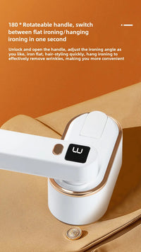 1200W Powerful Steamer Iron for Clothes with 3 Modes and 150ml Water Tank Portable Handheld Garment Steamer for Home Dorm Travel