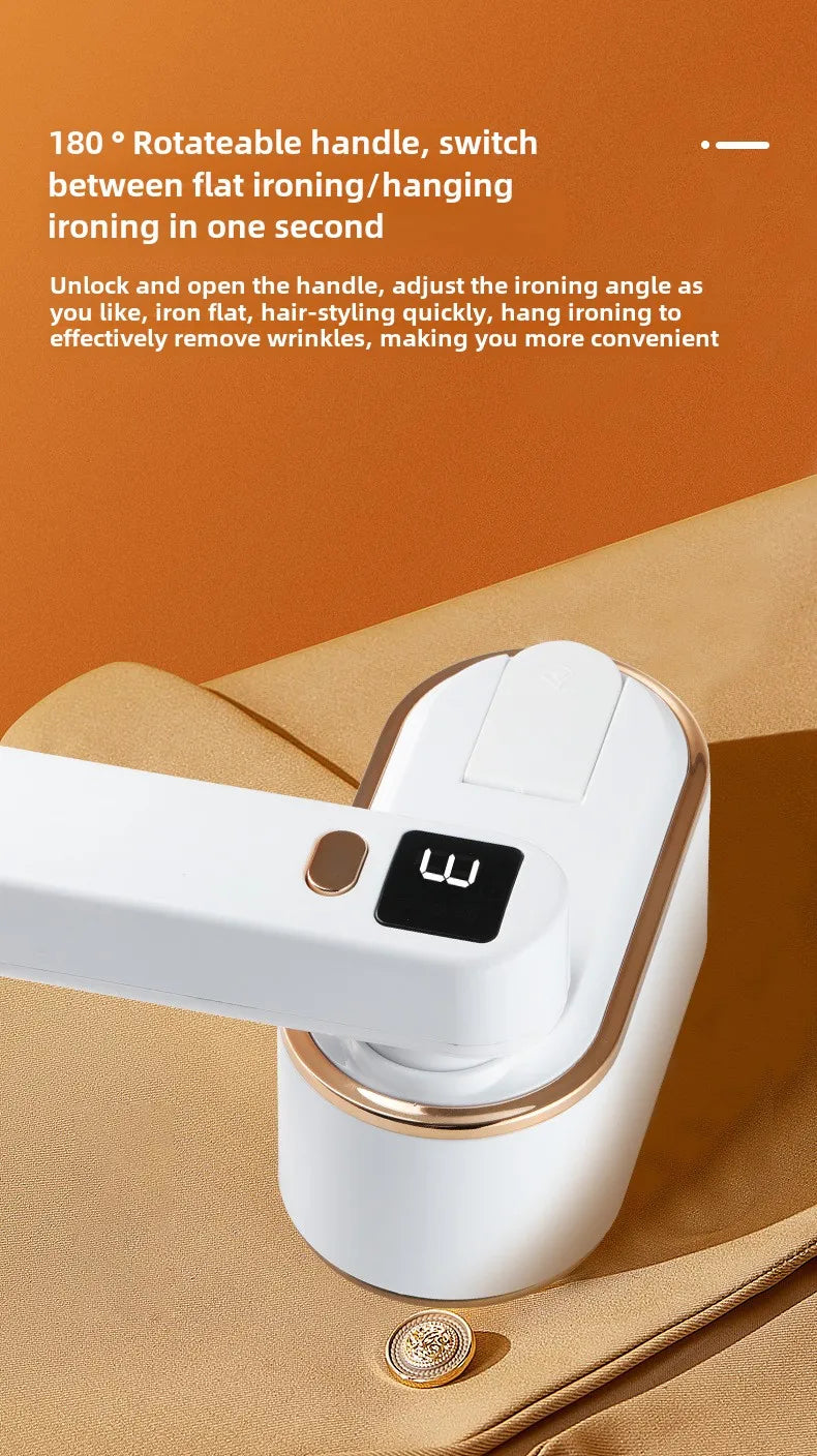 1200W Powerful Steamer Iron for Clothes with 3 Modes and 150ml Water Tank Portable Handheld Garment Steamer for Home Dorm Travel