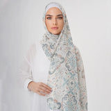Newest Floral Printed Chiffon Scar