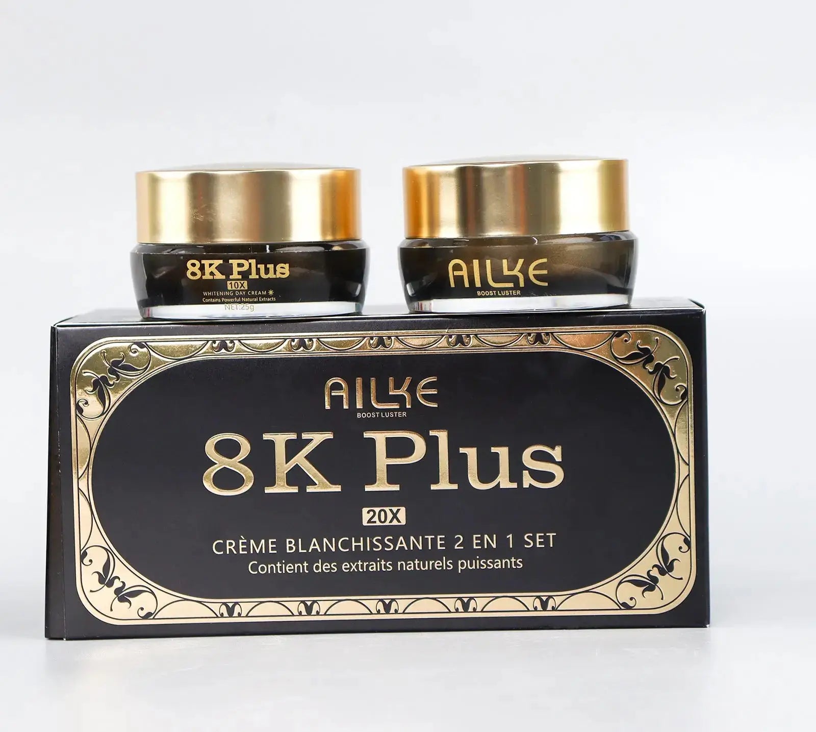 AILKE Lightening Face Cream, Reduce Dark Spots, Inhibit Melanin, With Collagen, Glutathione, For All Skin Types