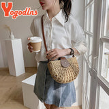 Summer Straw Bag - Fashion Semicircle