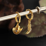 Silver-Plated Carved Flower Drop-Shaped Large Earrings Hypoallergenic Earrings for Women Retro Fashion Casual Party Jewelry