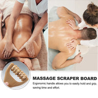 1Pcs Wooden Massage Rollers Neck Roller Massager Wooden Trigger Point Roller Massager Muscle Roller for Back face Waist Leg Arm