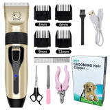 Electric Dog Clippers Professional Pet Hair Trimmer Dogs Grooming Hairdresser Hair Cutter Cat Hair Cutting Remover Machine Kit