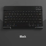 Spanish/English Bluetooth Keyboard 10 inch for iPad Air Pro Wireless Rechargeable Keyboard for Phone Tablet Laptop Universal