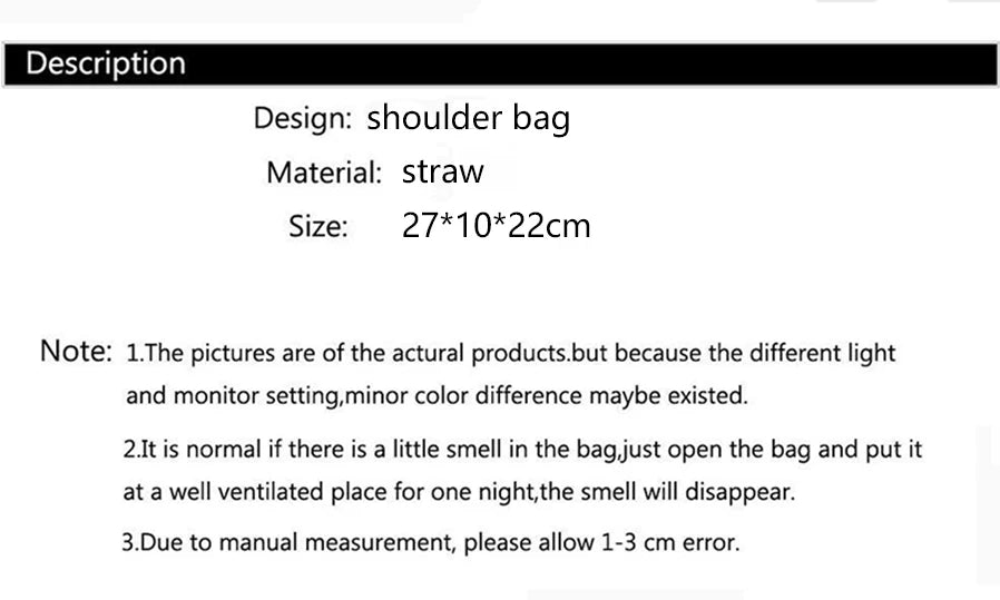 Straw Woven Basket Handbag
