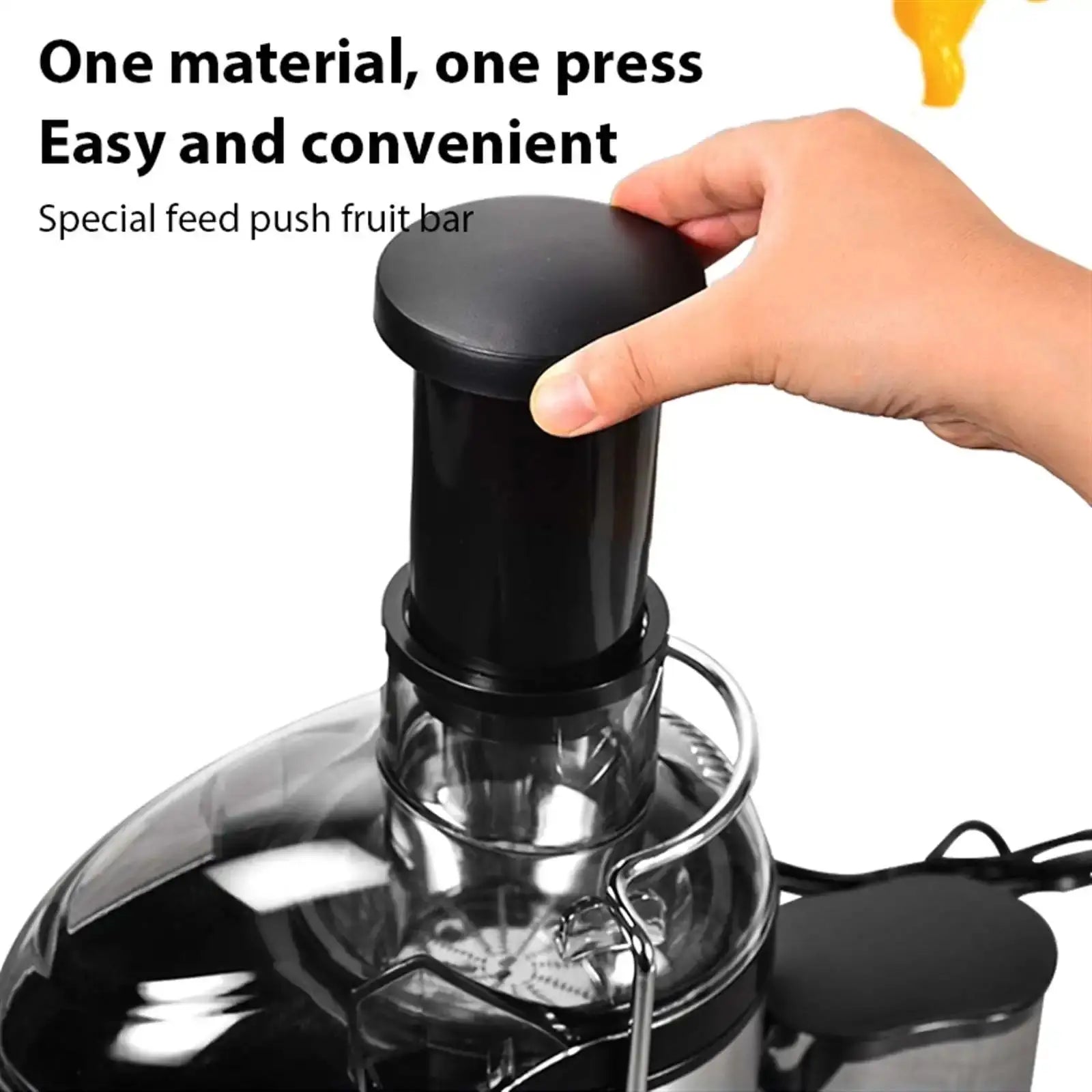 400W centrifugal electric juicer 3-inch large bore fruit  vegetable juicer 2-speed mixer blender