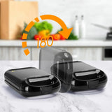 Taylor swoden - Bruno 3 en 1 sandwichera, gofrera, Prensa Panini, 1200W, tiene capacidad para 4 sándwiches, placas desmontables