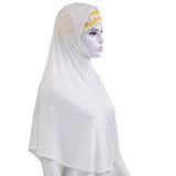 Muslim Women Instant Hijab Prayer Full Cover Chemo Cap One Piece Amira Scarf Shawls Veil Islamic Ramadan Khimar Turban Headwrap