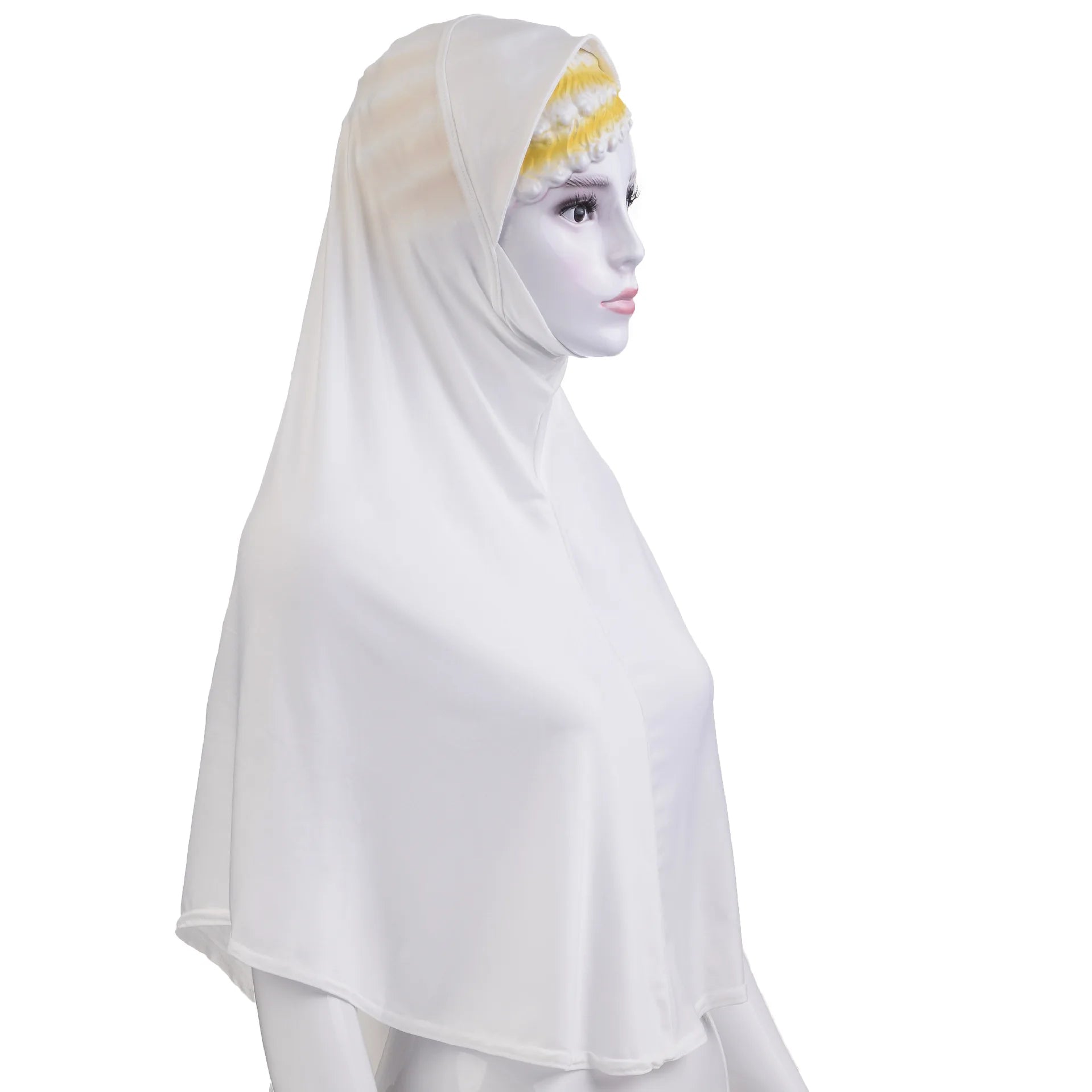 Muslim Women Instant Hijab Prayer Full Cover Chemo Cap One Piece Amira Scarf Shawls Veil Islamic Ramadan Khimar Turban Headwrap