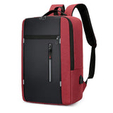 Backpack Men USB Charging Waterproof 15.6 Inch Laptop Casual Oxford Male Business Bag Mochila Computer Notebook Backpacks
