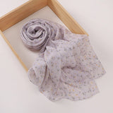 Newest Floral Printed Chiffon Scar