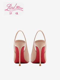 Naked color luxury women's shoes 2025 New Heels For Women Elegant High Heels Sexy Pointed Toe Heeled sandals Ladies Shoes Women