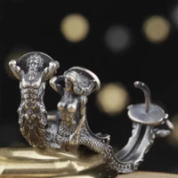 Silver-Plated Carved Flower Drop-Shaped Large Earrings Hypoallergenic Earrings for Women Retro Fashion Casual Party Jewelry