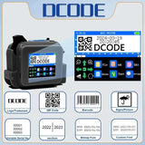 DCODE XMINI 12.7mm Portable Mini Printer Handheld Inkjet Printer Text QR Barcode Image Batch Number Logo Image Coding Machine