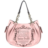 Vintage Letter Y2k Handbag Women Gothic Large Capacity Casual Crossbody Bag Purse Female Harajuku Aesthetic The Tote Bag