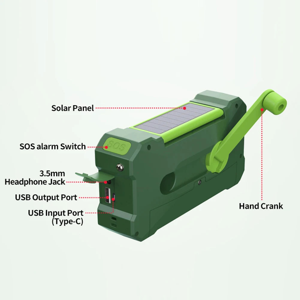 Solar Power Emergency Radio