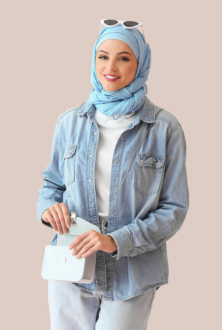 Crystal Hemp Women's Hijab Solid